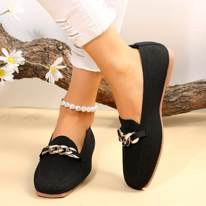 Cloud-Soft Knit Flats