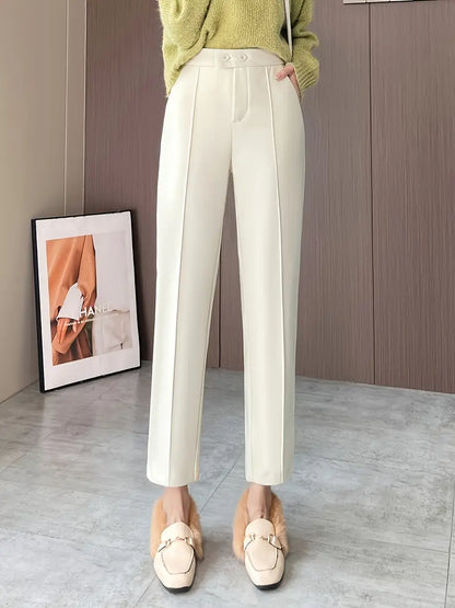 Flatter-Fit Tapered Trousers