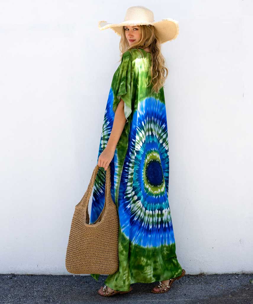 Soft-Elegance Kaftan Dress