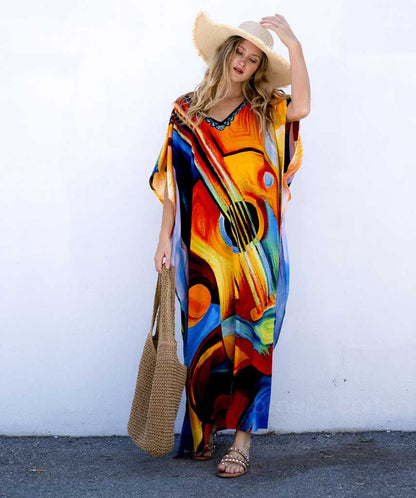 Elegance-Boost Kaftan Dress