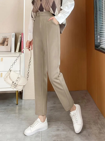 Flatter-Fit Tapered Trousers