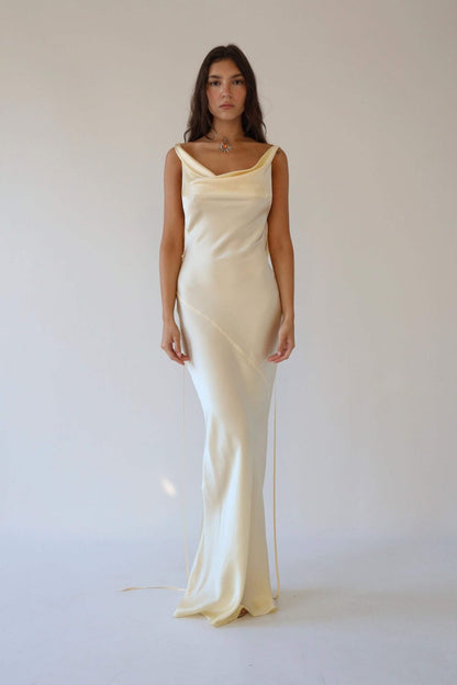 Silk Elegance Maxi Dress