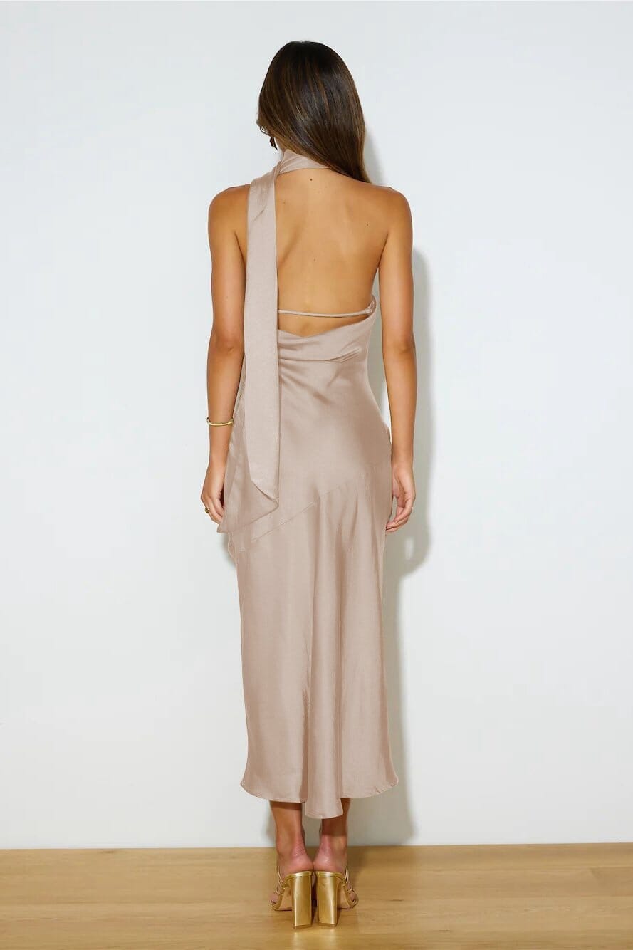 Luxe Silk Midi Dress