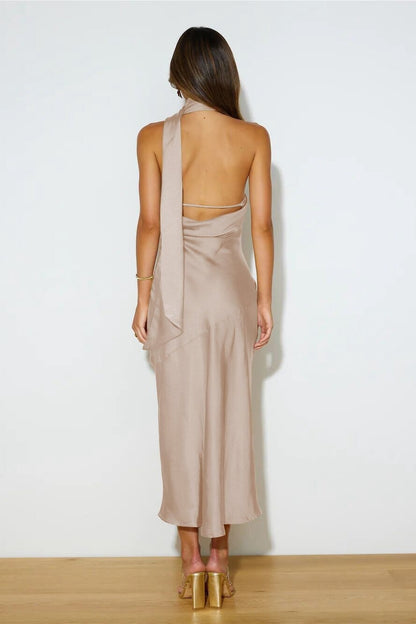Luxe Silk Midi Dress