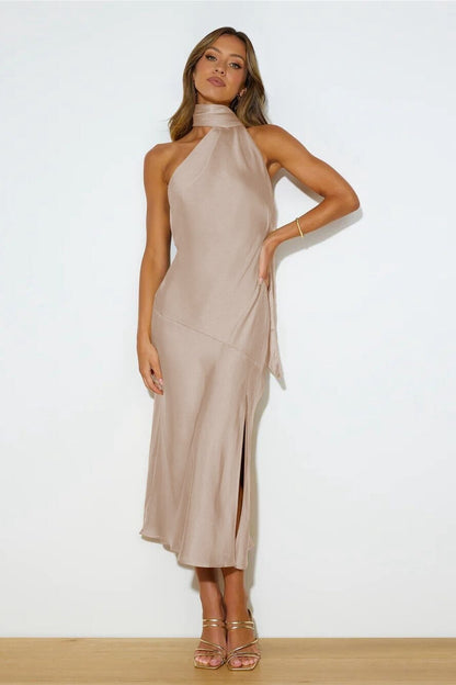 Luxe Silk Midi Dress