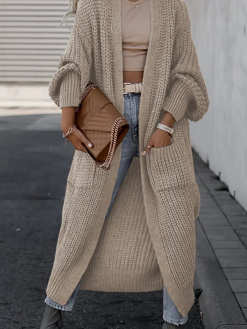 Figure-Flattering V-Neck Cardigan