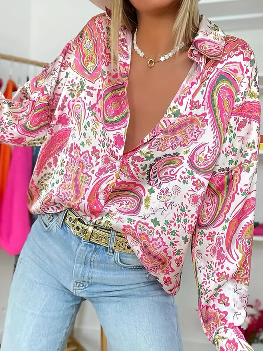 Paisley Flatter-Fit Blouse
