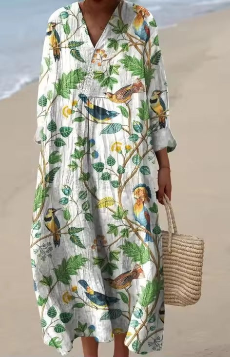 All-Day Floral Dress for Effortless Elegance