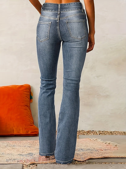 Easy-Care Button Flats