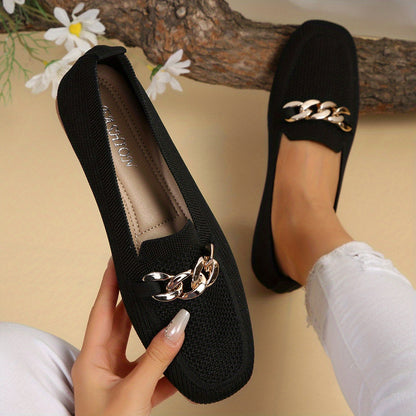 Cloud-Soft Knit Flats