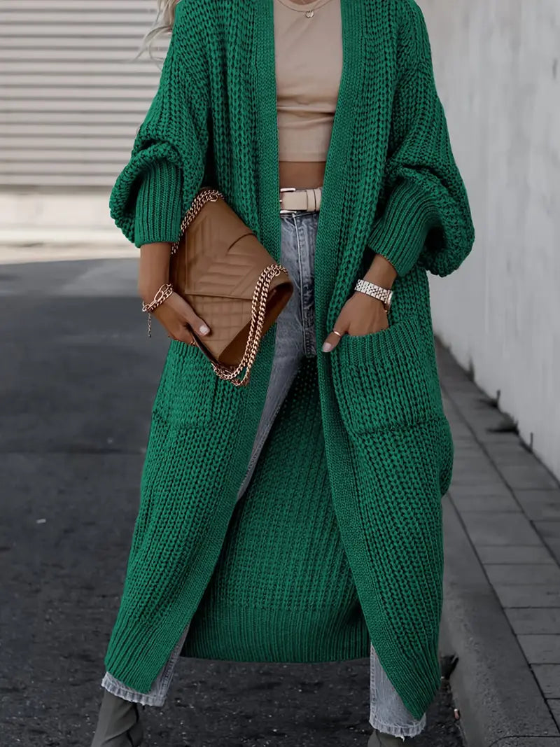 Figure-Flattering V-Neck Cardigan