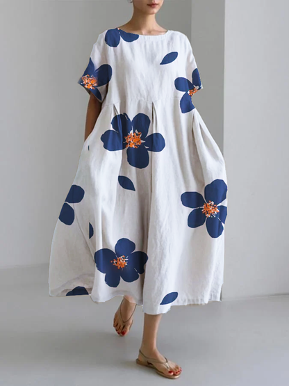 Elegant Floral Summer Dress