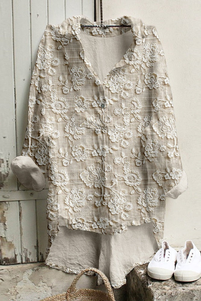 Easy-Layer Lace Blouse