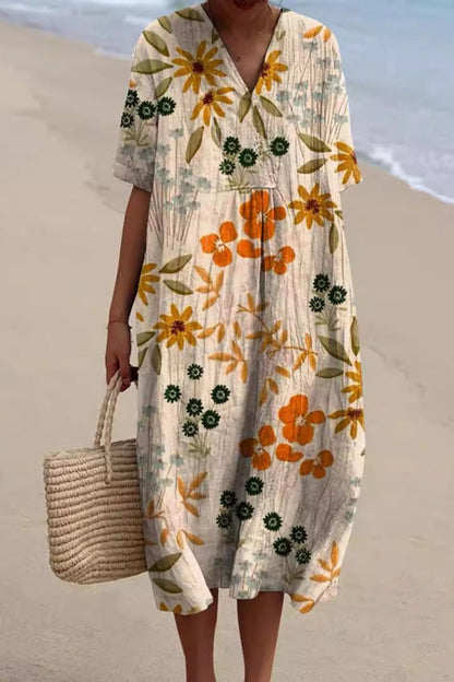 Elegant Floral Dress