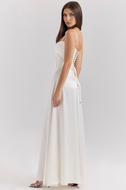 Chic Bustier Gown for Enchanting Evenings