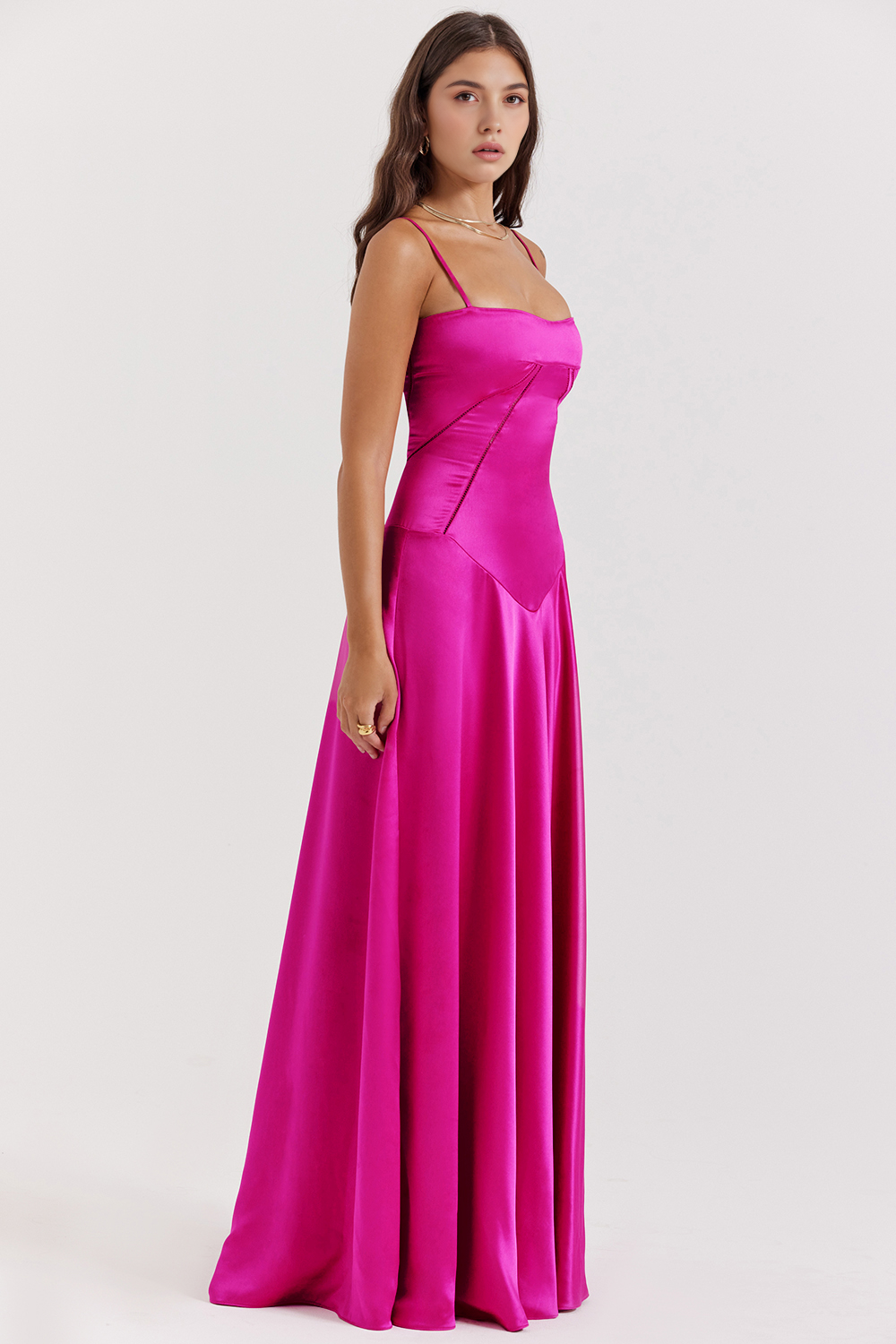 Chic Bustier Gown for Enchanting Evenings