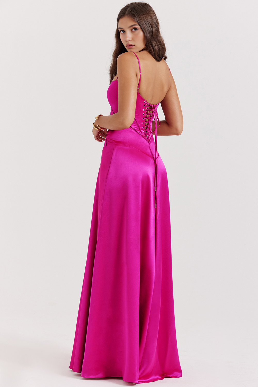 Chic Bustier Gown for Enchanting Evenings