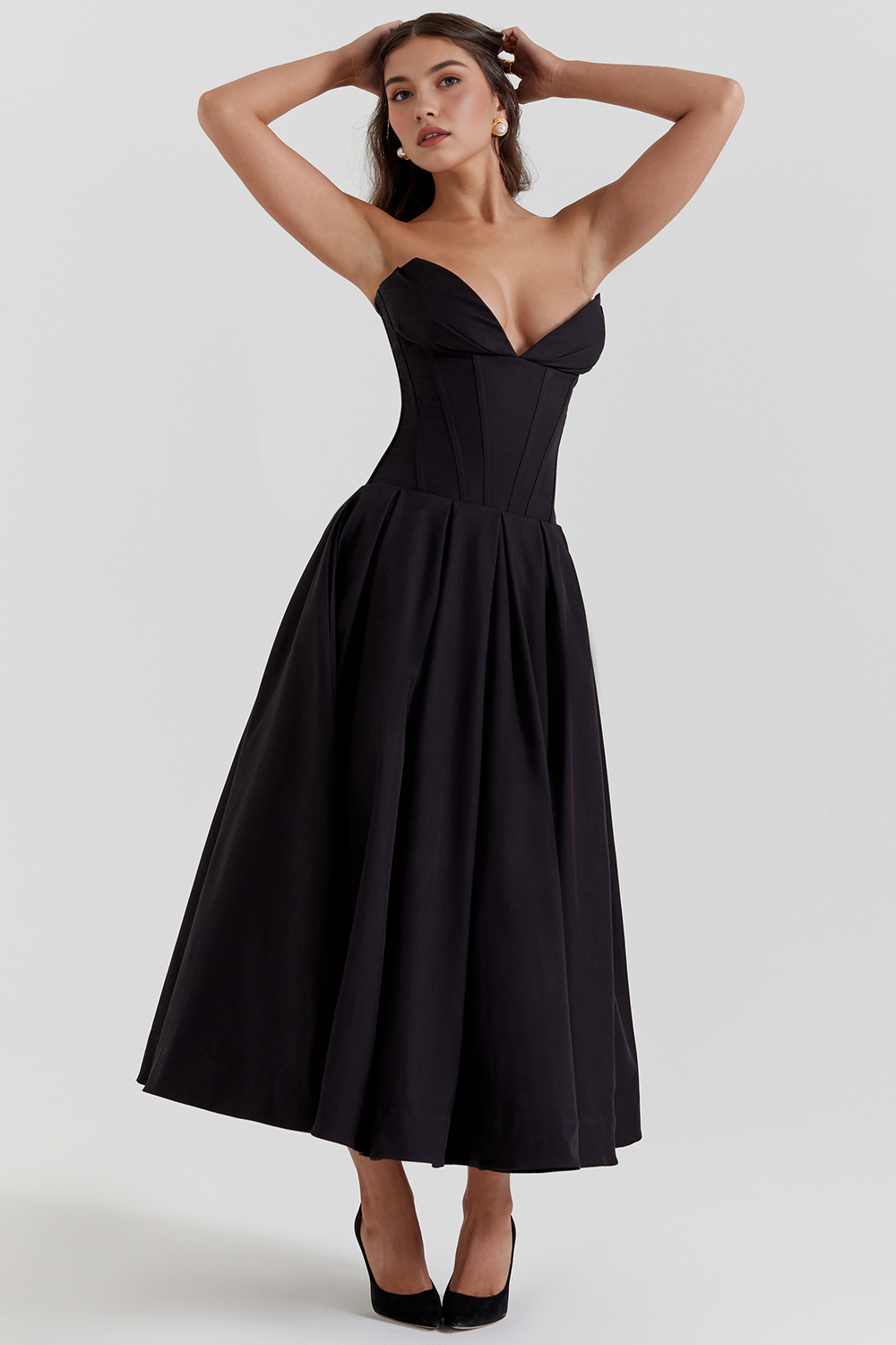 Elegance Tulle Midi Dress