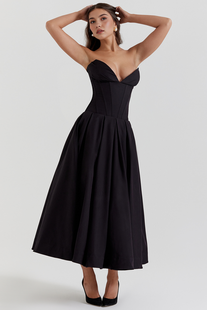 Elegance Tulle Midi Dress