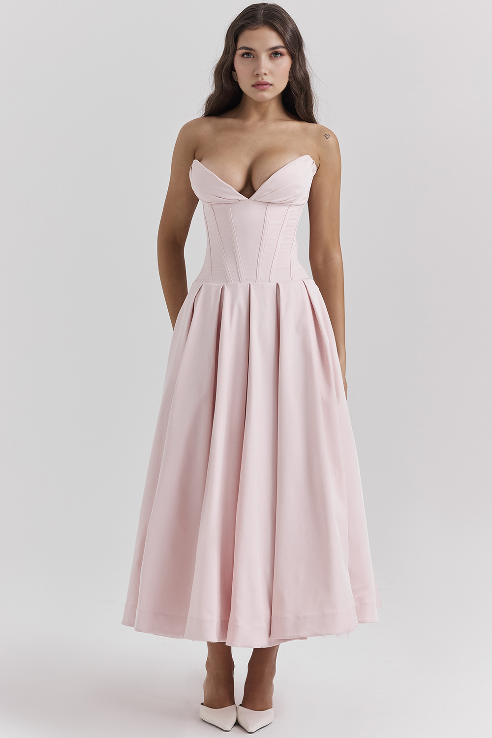Elegance Tulle Midi Dress