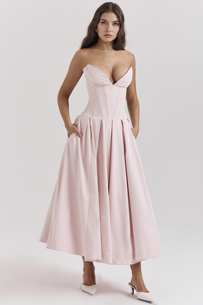 Elegance Tulle Midi Dress