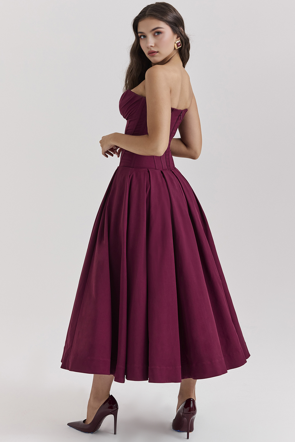 Elegance Tulle Midi Dress