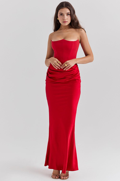 Elegant Satin Gown for Special Occasions