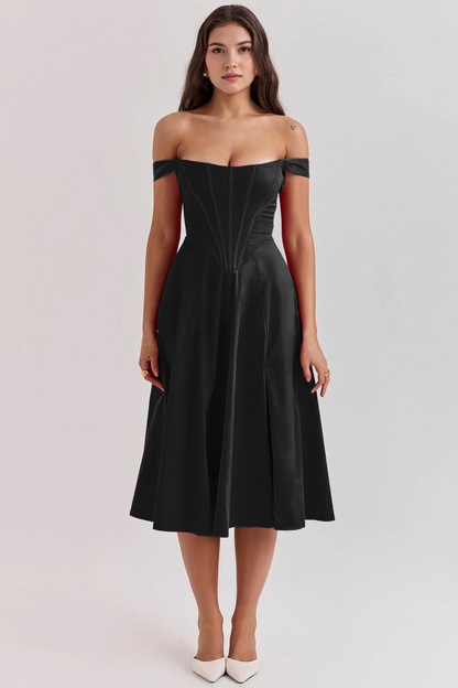 Floral-Fit Midi Dress