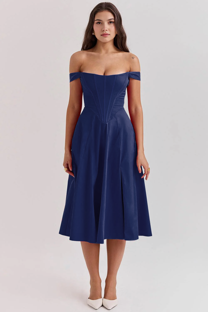 Floral-Fit Midi Dress