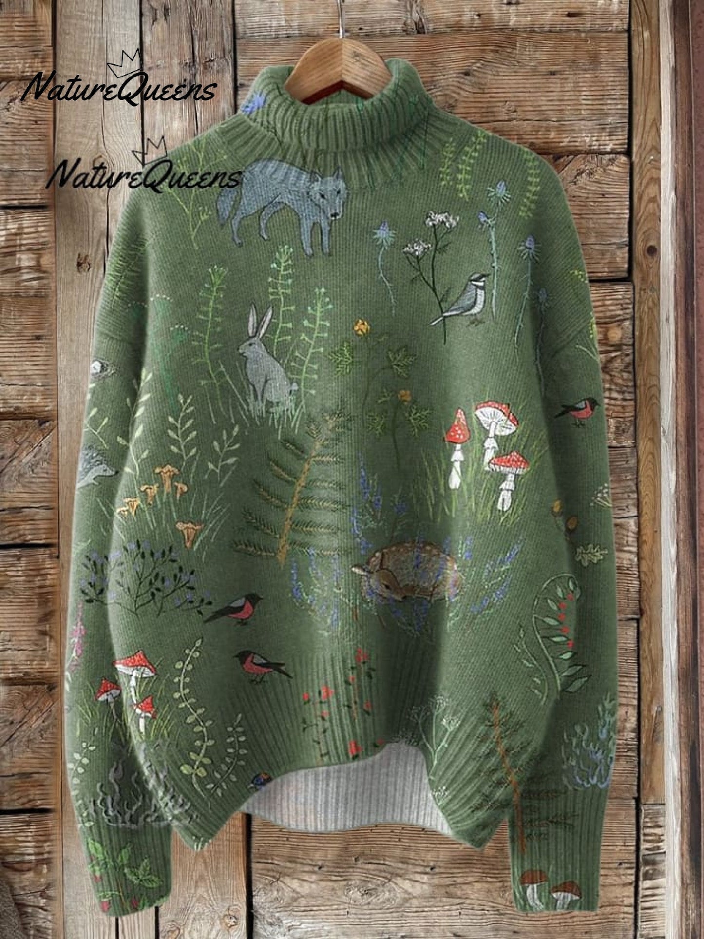 Linen-Lux Floral Skirt