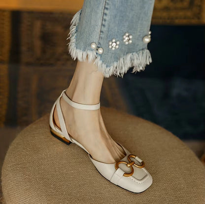 Comfort-Stability Leather Sandals