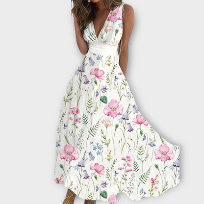 Romy V-Neck Floral Dress