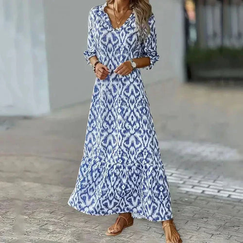Elegant Floral Maxi Dress