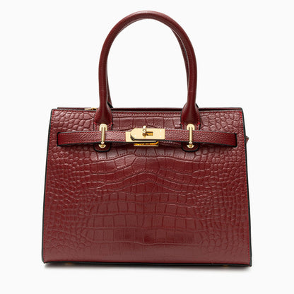 Day-to-Night Leather Handbag