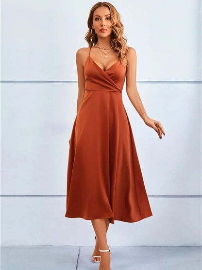 Silk Elegance Maxi Dress