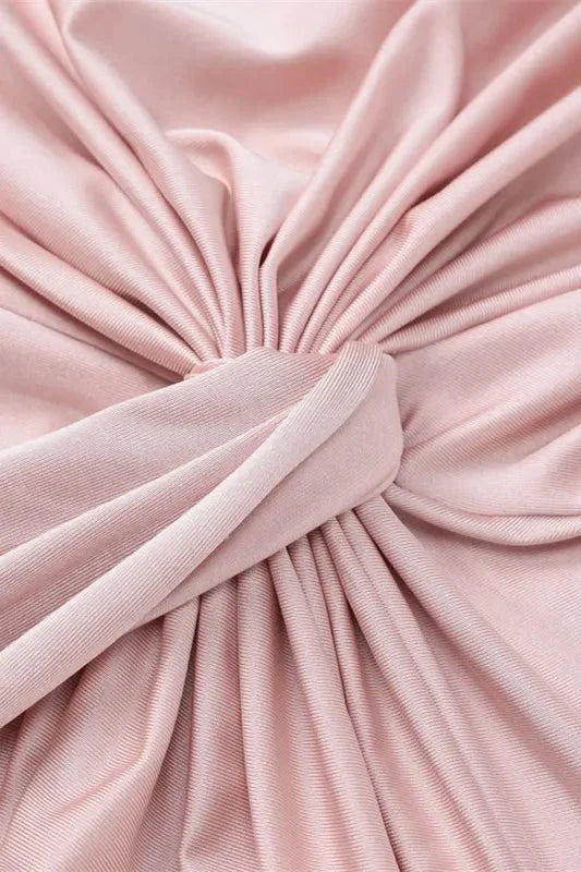 Elegant Twist-Front Maxi Dress