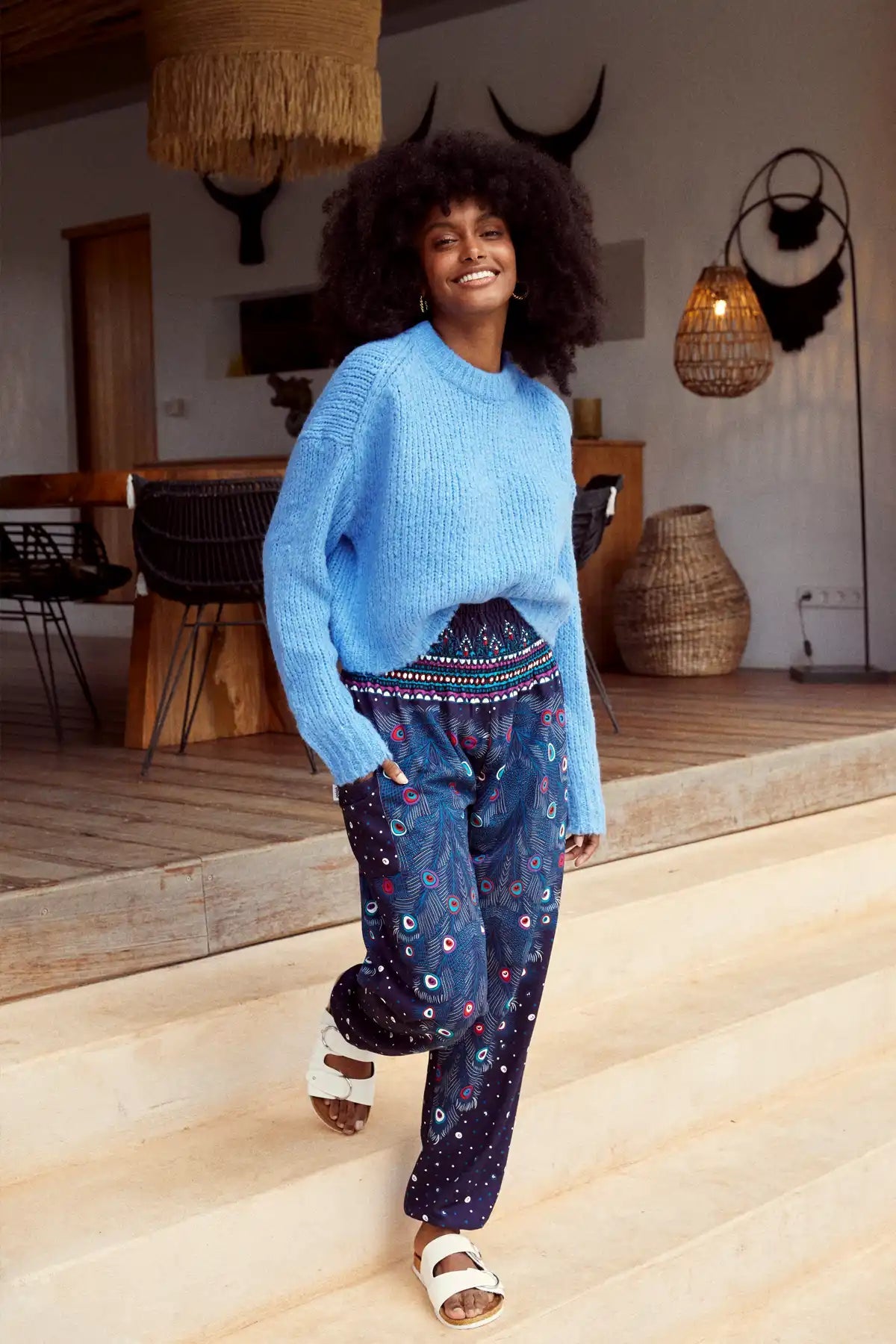 Gentle-Support Harem Trousers