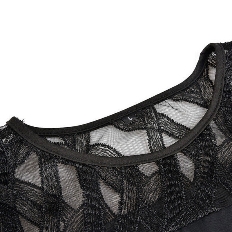 Graceful Lace Midi Dress