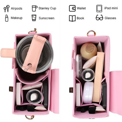 Hands-Free Tumbler Crossbody Bag