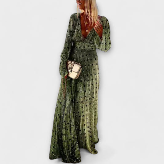 Elegant Polka Dot Dress