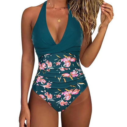 Elegant Vibrant One-Piece Swimsuit