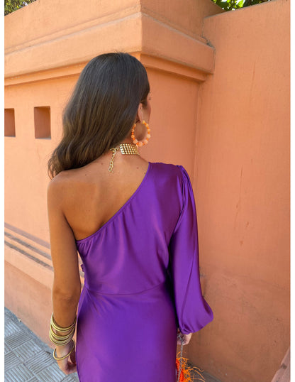 Glam-One-Shoulder Dress
