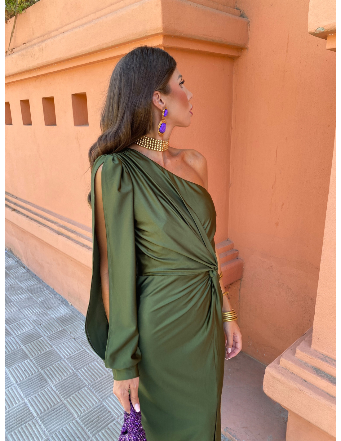 Glam-One-Shoulder Dress