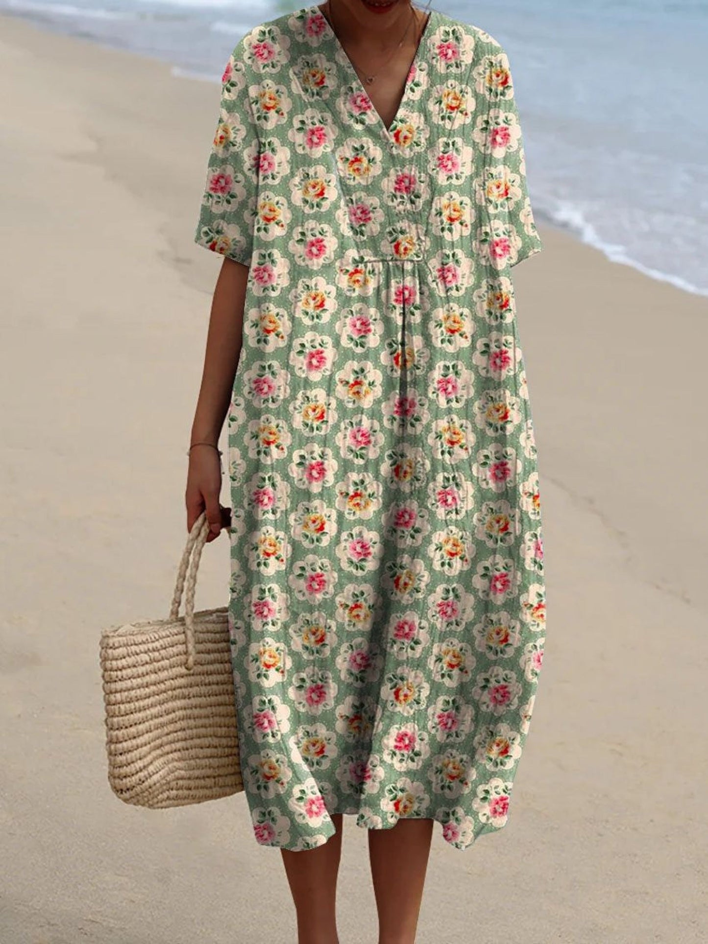 Daisy-Breeze Summer Dress