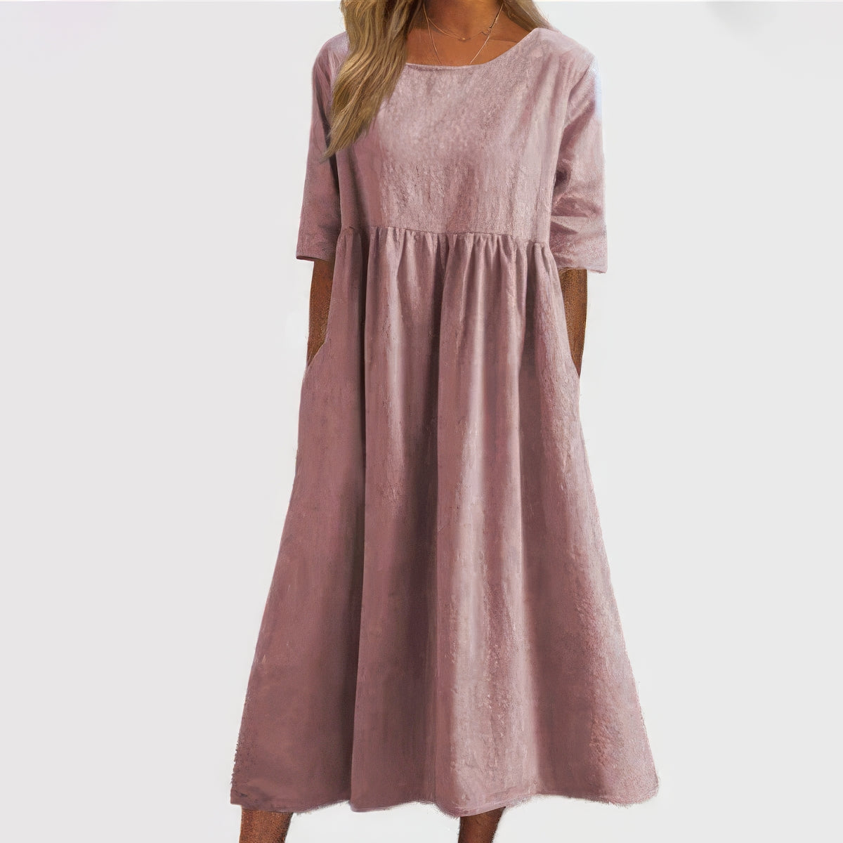 Effortless A-Line Comfort Dress