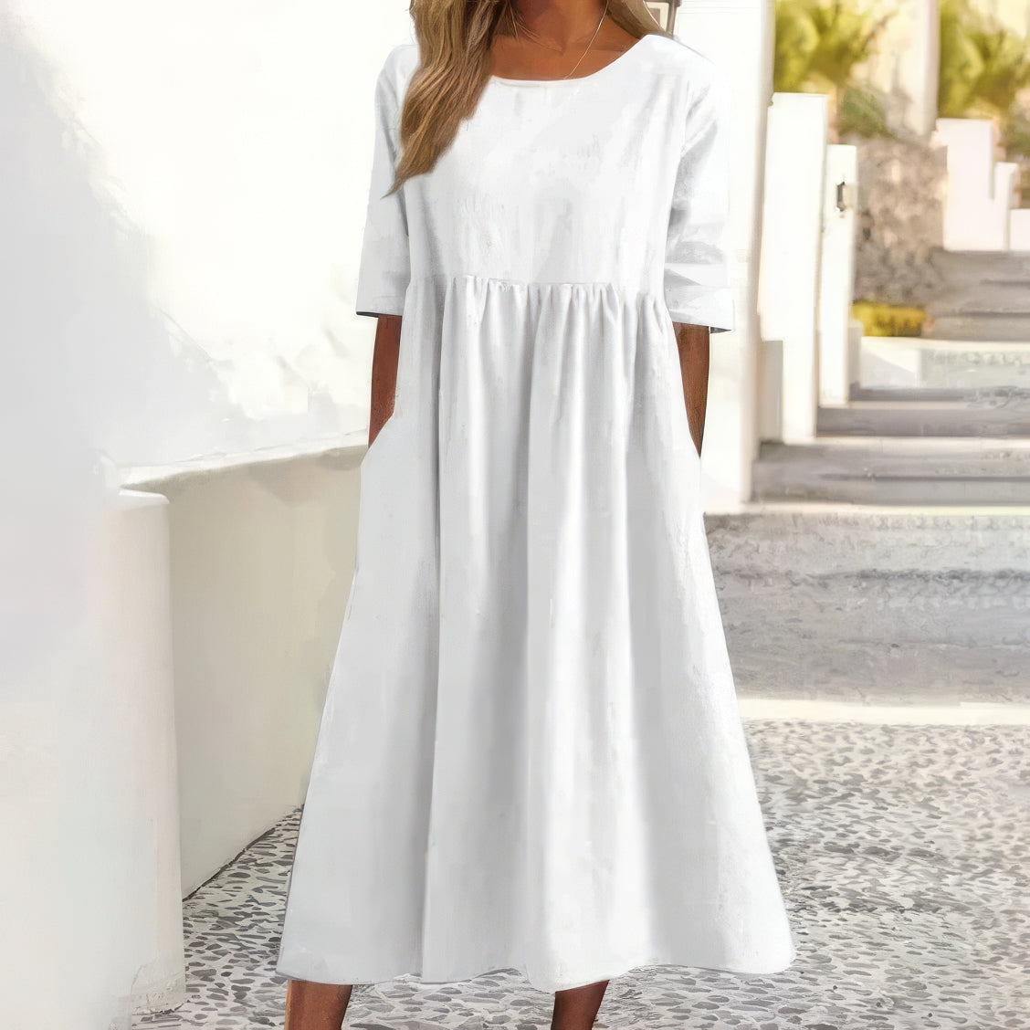 Effortless A-Line Comfort Dress